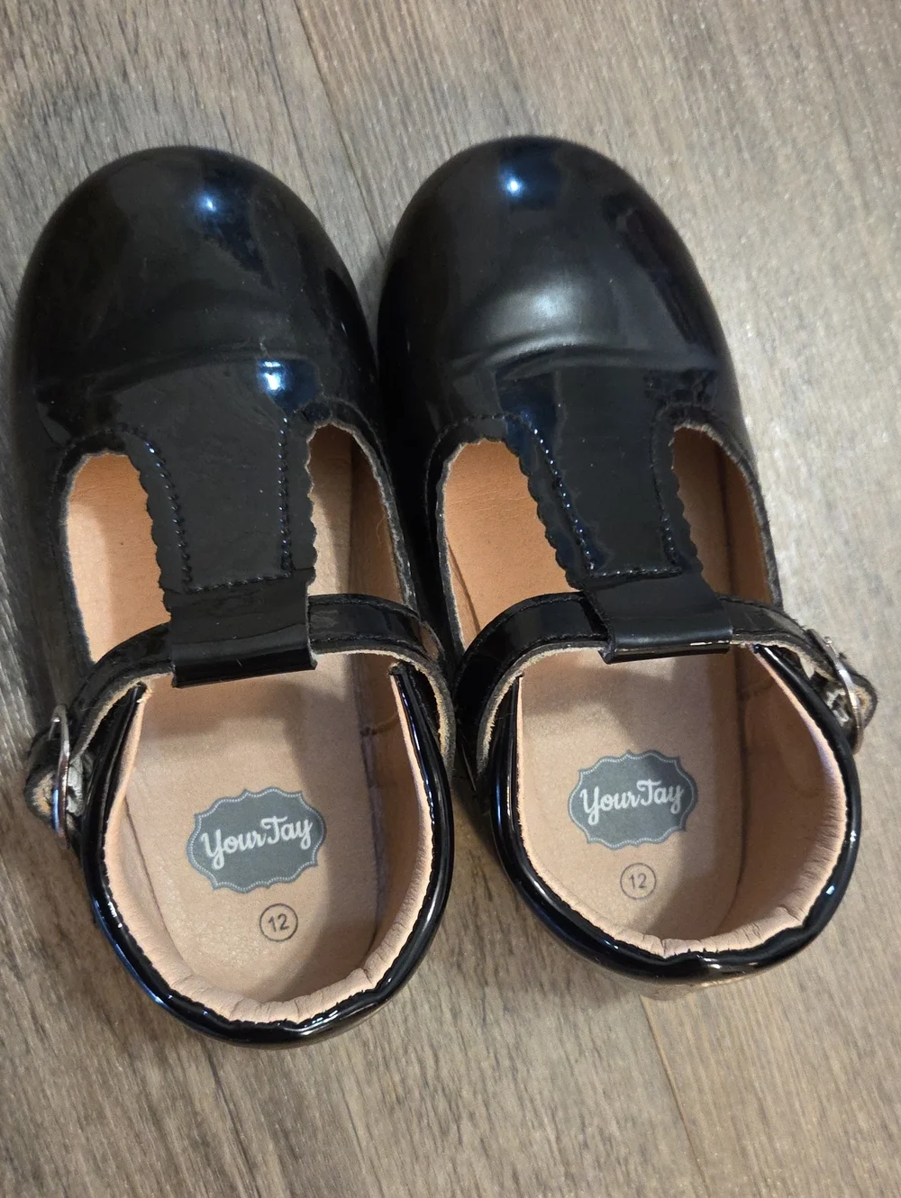 Classic Black Patent Mary Jane Kids Shoes